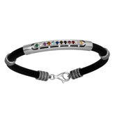 Men's Kabbalah Bracelet The Priestly Breastplate Hoshen 12 Tribes Silver 925